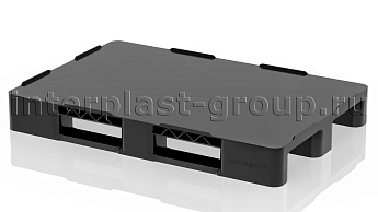 Поддон пластиковый сплошной на двух полозьях в Рыбинске