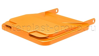 Комплект крышки для контейнера 120 л. оранжевая  оранжевый в Рыбинске