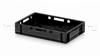 Ящик для мяса и колбасных изделий Е-1 черный в Рыбинске Ящик для мяса и колбасных изделий Е-1 черный в Рыбинске