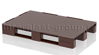 Поддон пластиковый сплошной с бортиками коричневый в Рыбинске Поддон пластиковый сплошной с бортиками коричневый в Рыбинске