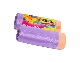 Мешки для мусора 35 л, ароматизированные, Лаванда, сиреневые, в рулоне 10 шт., ПНД, 12 мкм, 560х530 мм, GRIFON Aroma, 101-080 La в Рыбинске Мешки для мусора 35 л, ароматизированные, Лаванда, сиреневые, в рулоне 10 шт., ПНД, 12 мкм, 560х530 мм, GRIFON Aroma, 101-080 La в Рыбинске