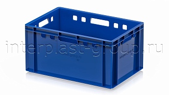 Ящик для мяса и колбасных изделий Е-3 синий в Рыбинске