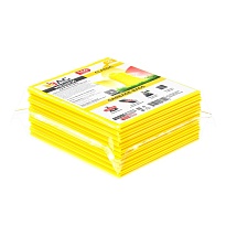 Мешки для мусора 160 л, желтые, в пачке 10 шт., ПВД, 40 мкм, 900х1100 мм, i-Bag в Рыбинске