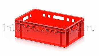 Ящик для мяса и колбасных изделий Е-2 красный в Рыбинске Ящик для мяса и колбасных изделий Е-2 красный в Рыбинске