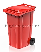 Контейнер для мусора 240 л красный облегченный 240 красный в Рыбинске