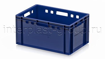 Ящик для мяса и колбасных изделий Е-3 темно-синий в Рыбинске