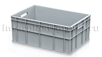 Ящик для молока, мяса, овощей и фруктов сплошной серый в Рыбинске
