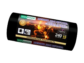 Мешки для мусора 240 л, ароматизированные, черные, в рулоне 10 шт., ПВД 40 мкм, 1500х1100 мм, СИЛАЧИ, sil24011110 в Рыбинске Мешки для мусора 240 л, ароматизированные, черные, в рулоне 10 шт., ПВД 40 мкм, 1500х1100 мм, СИЛАЧИ, sil24011110 в Рыбинске