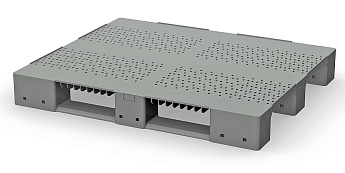 Поддон пластиковый перфорированный (усилен 2 трубами) в Рыбинске