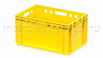 Ящик для мяса и колбасных изделий Е-3 желтый в Рыбинске